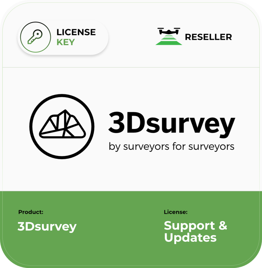 3Dsurvey 1-Year Support & Updates Package